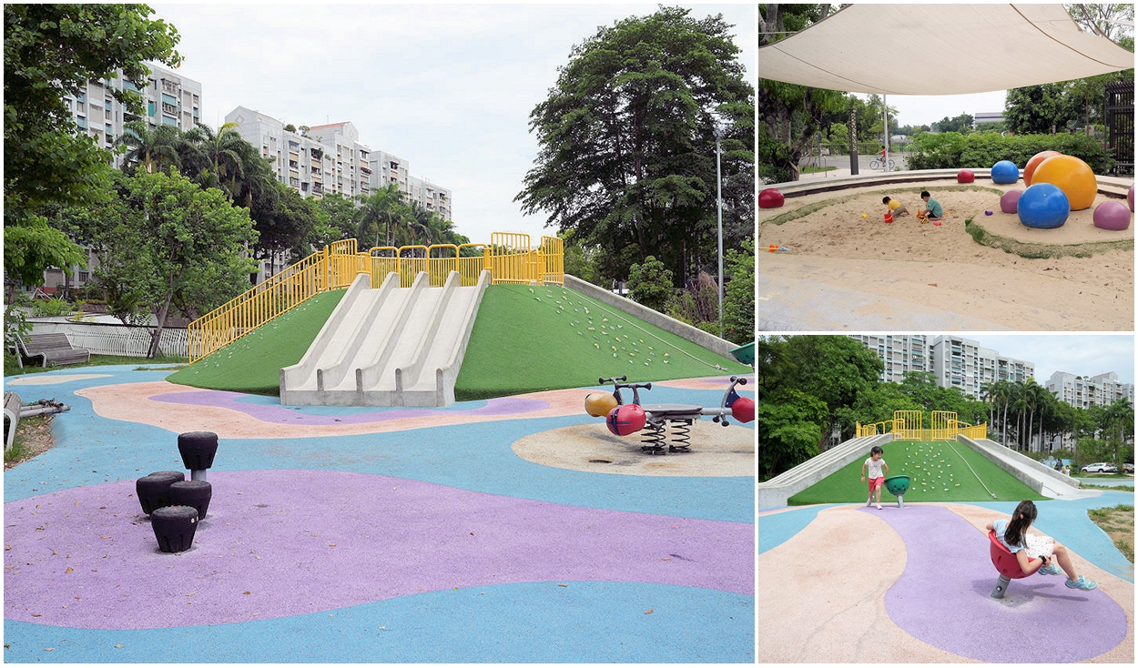 即時熱門文章：台南竹溪水岸園區兒童遊戲場。台南特色親子公園丹麥KOMPAN遊具