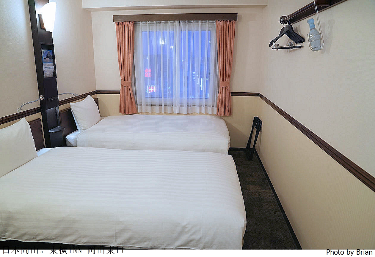 日本岡山住宿推薦東橫INN 岡山東口。步行5分鐘到車站價格平實享早餐