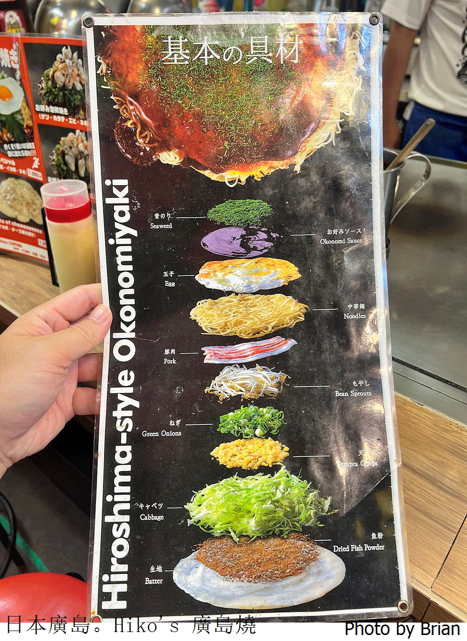 日本廣島必吃在地美食廣島燒。廣島御好物語 Hiko’s Okonomiyaki 日本廣島必吃在地美食廣島燒。廣島御好物語 Hiko’s Okonomiyaki