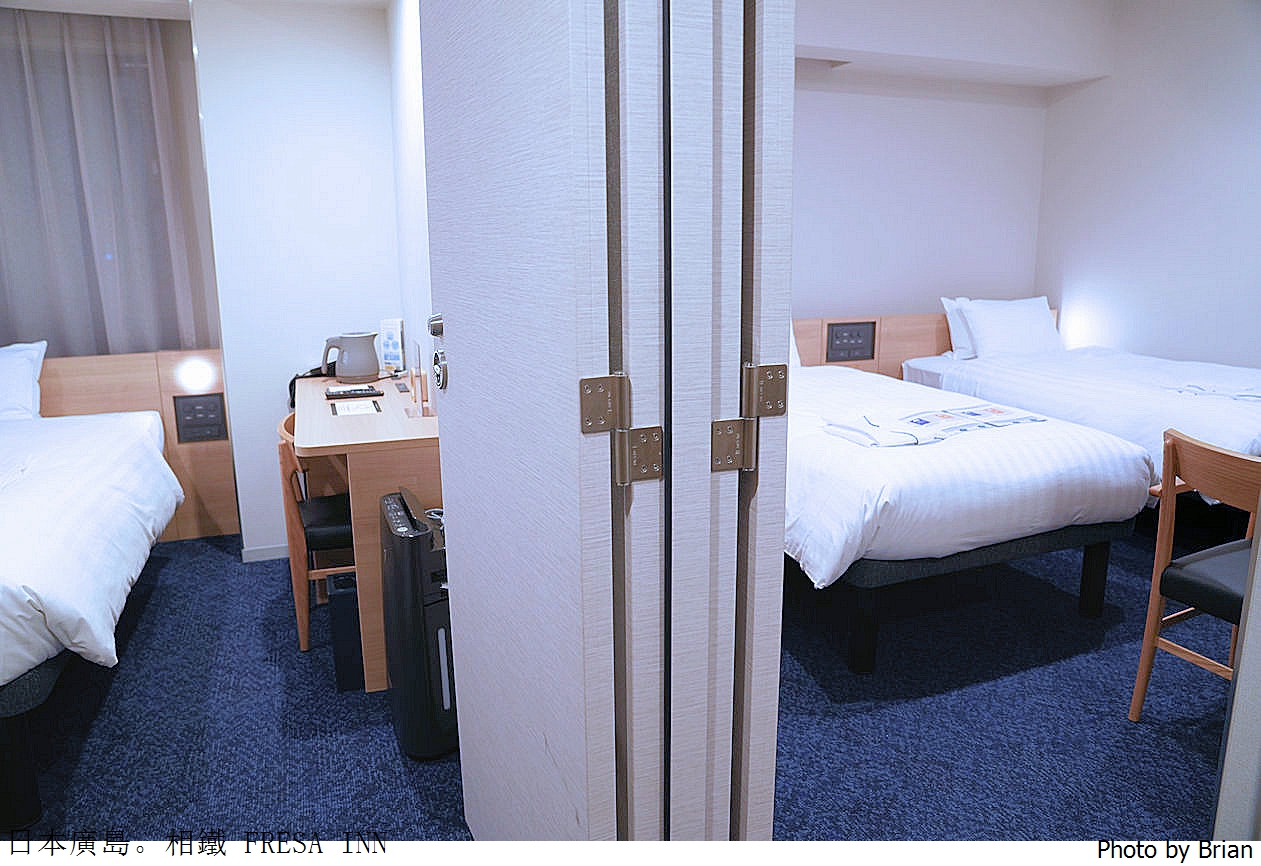 日本廣島住宿推薦相鐵 FRESA INN。廣島車站步行 5分鐘新穎舒適好選擇
