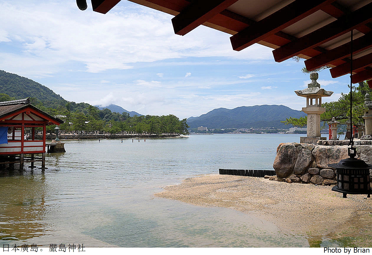 日本廣島世界遺產嚴島神社。廣島必訪景點獨特海上鳥居交通方式