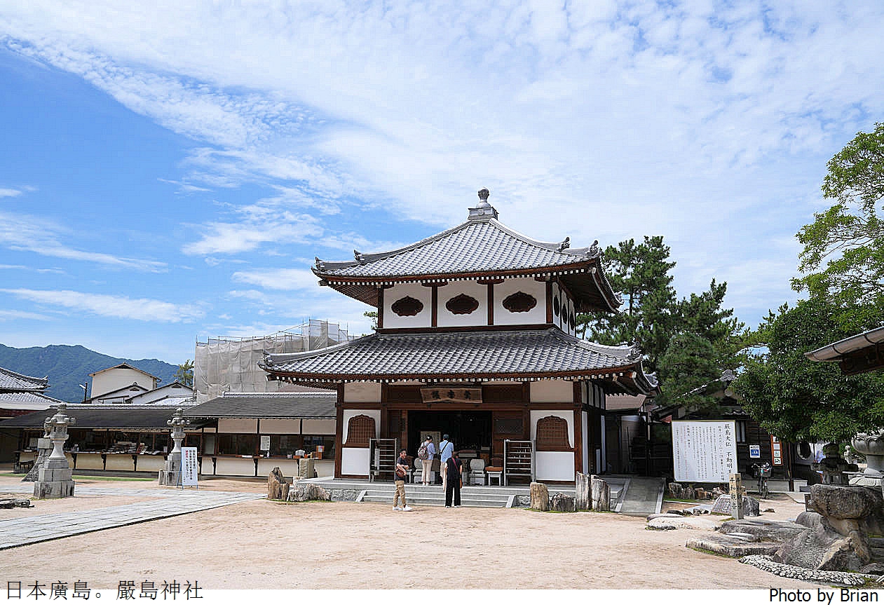 日本廣島世界遺產嚴島神社。廣島必訪景點獨特海上鳥居交通方式