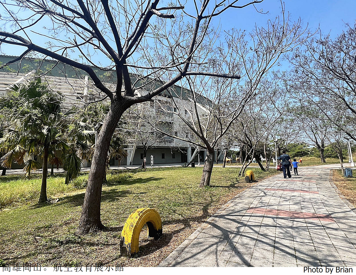 高雄景點岡山航空教育展示館。真實戰機展示室內親子景點推薦