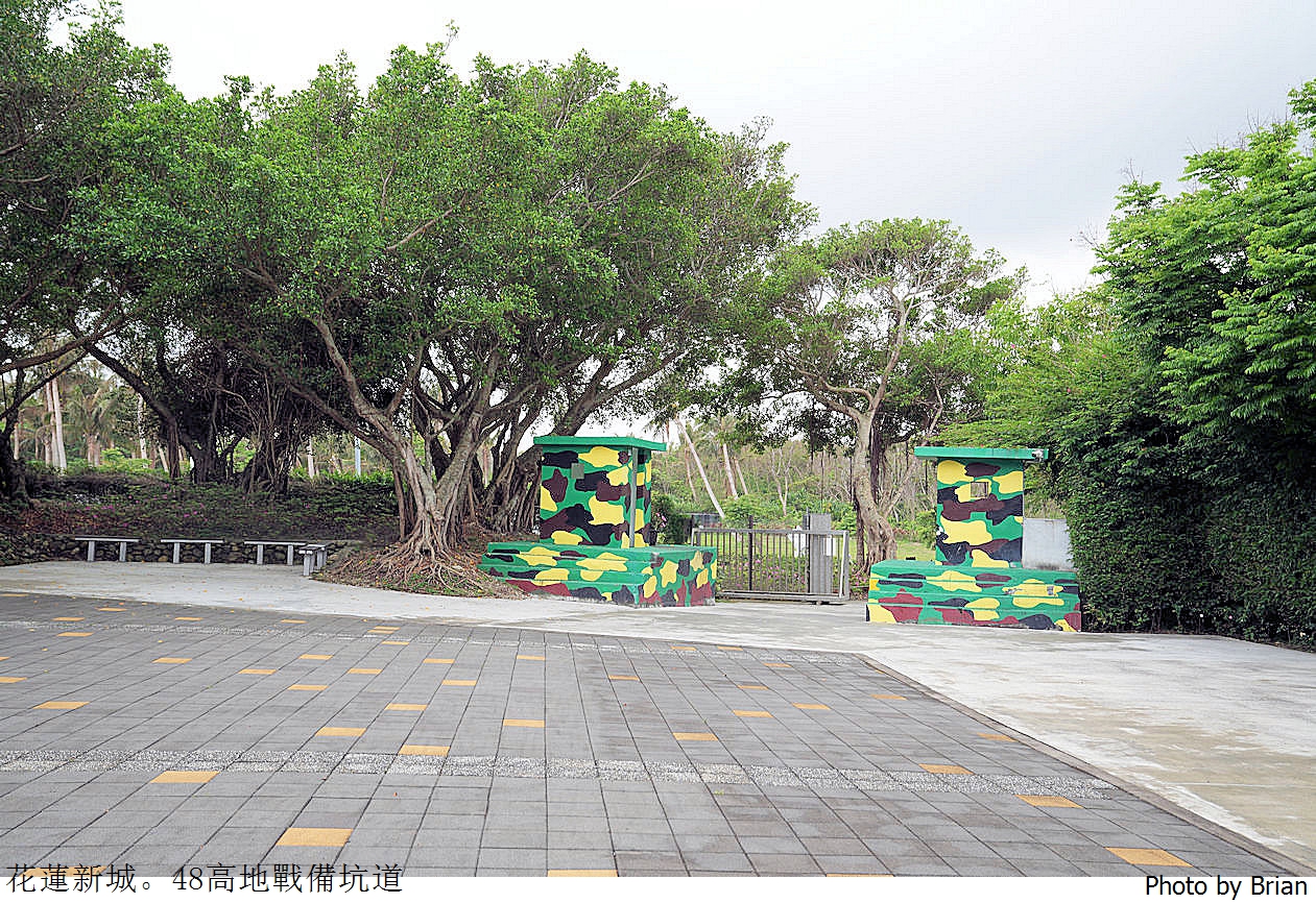 花蓮新城四八高地戰備坑道。體驗戰地風情欣賞美麗海景