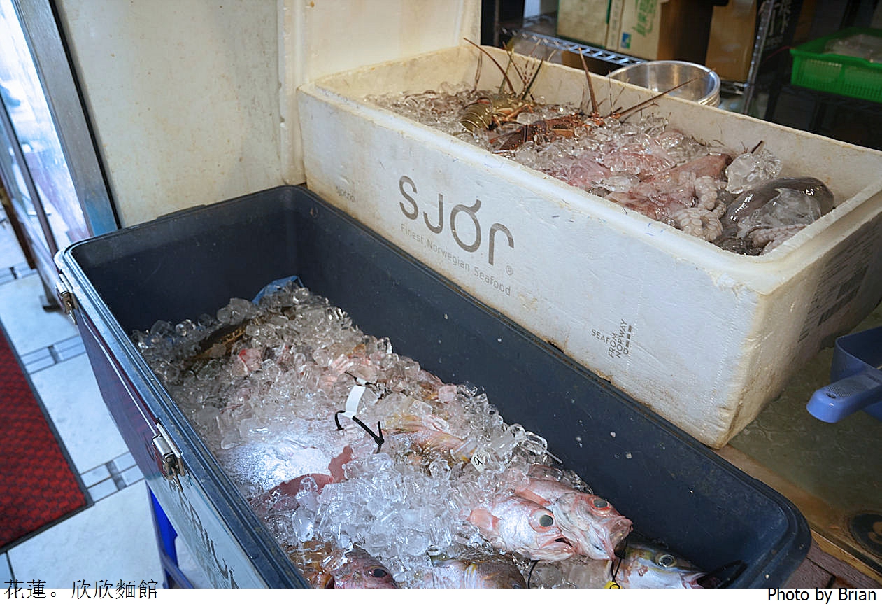 花蓮美食欣欣麵店。主打不是麵店的人氣海鮮餐廳