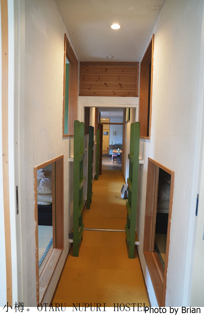 北海道小樽包棟住宿選擇 Nupuri Hostel。小樽車站附近納普瑞青年旅舍