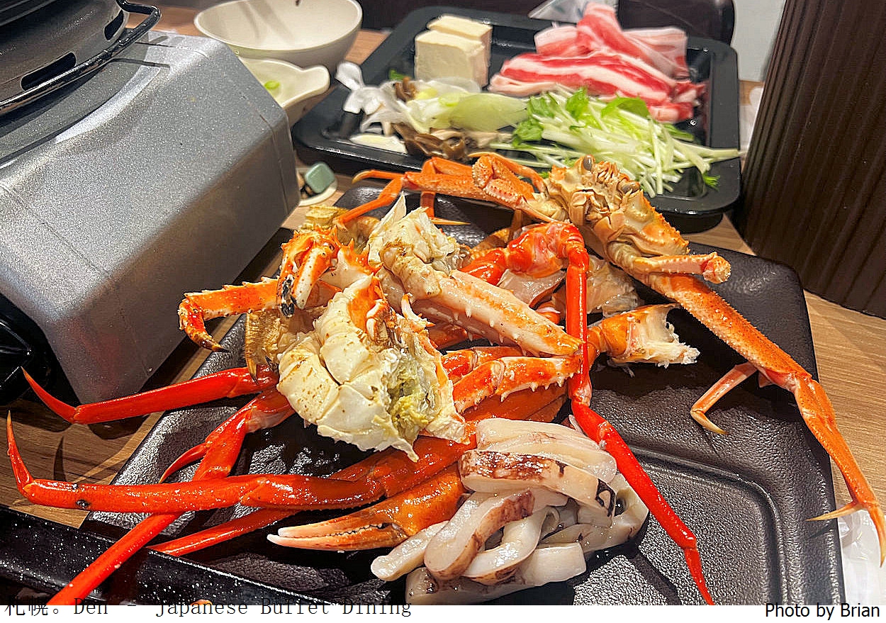 札幌美食鱈場蟹吃到飽 JAPANESE BUFFET DINING 伝。三大蟹火鍋烤肉吃到飽
