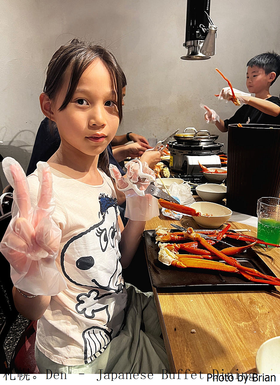 札幌美食鱈場蟹吃到飽 JAPANESE BUFFET DINING 伝。三大蟹火鍋烤肉吃到飽