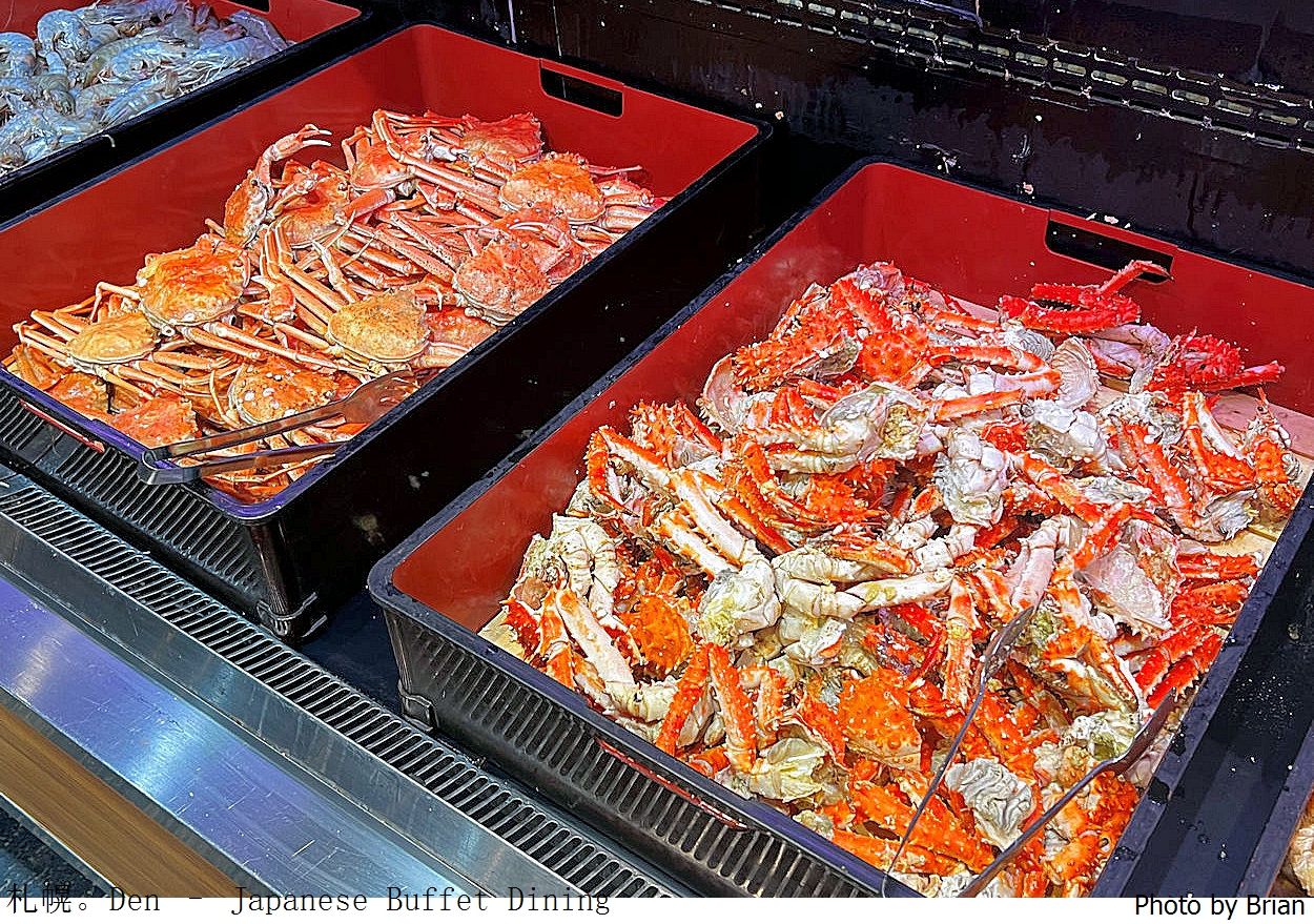 札幌美食鱈場蟹吃到飽 JAPANESE BUFFET DINING 伝。三大蟹火鍋烤肉吃到飽