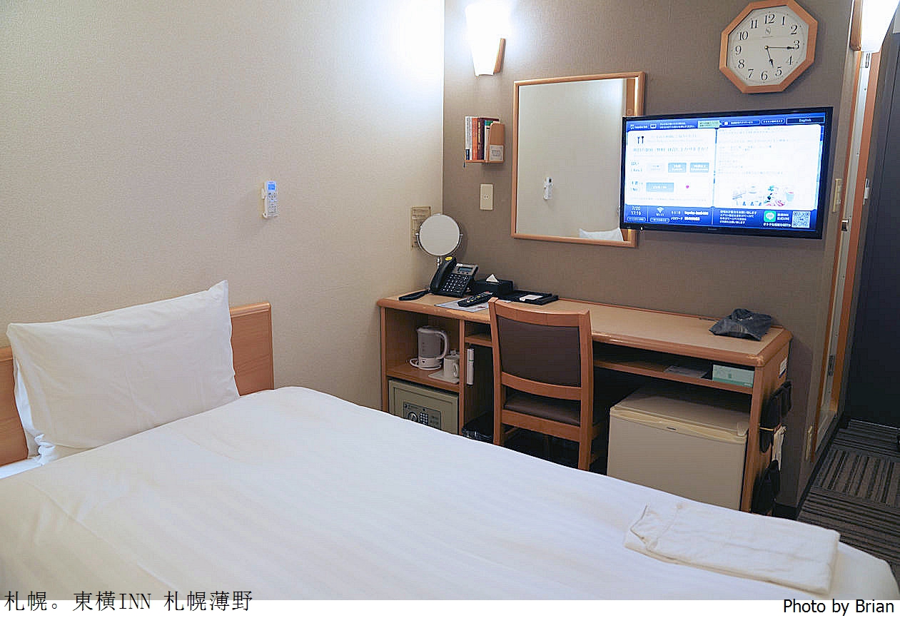 北海道札幌薄野住宿推薦。東橫 INN札幌薄野交叉路口館逛街購物超方便