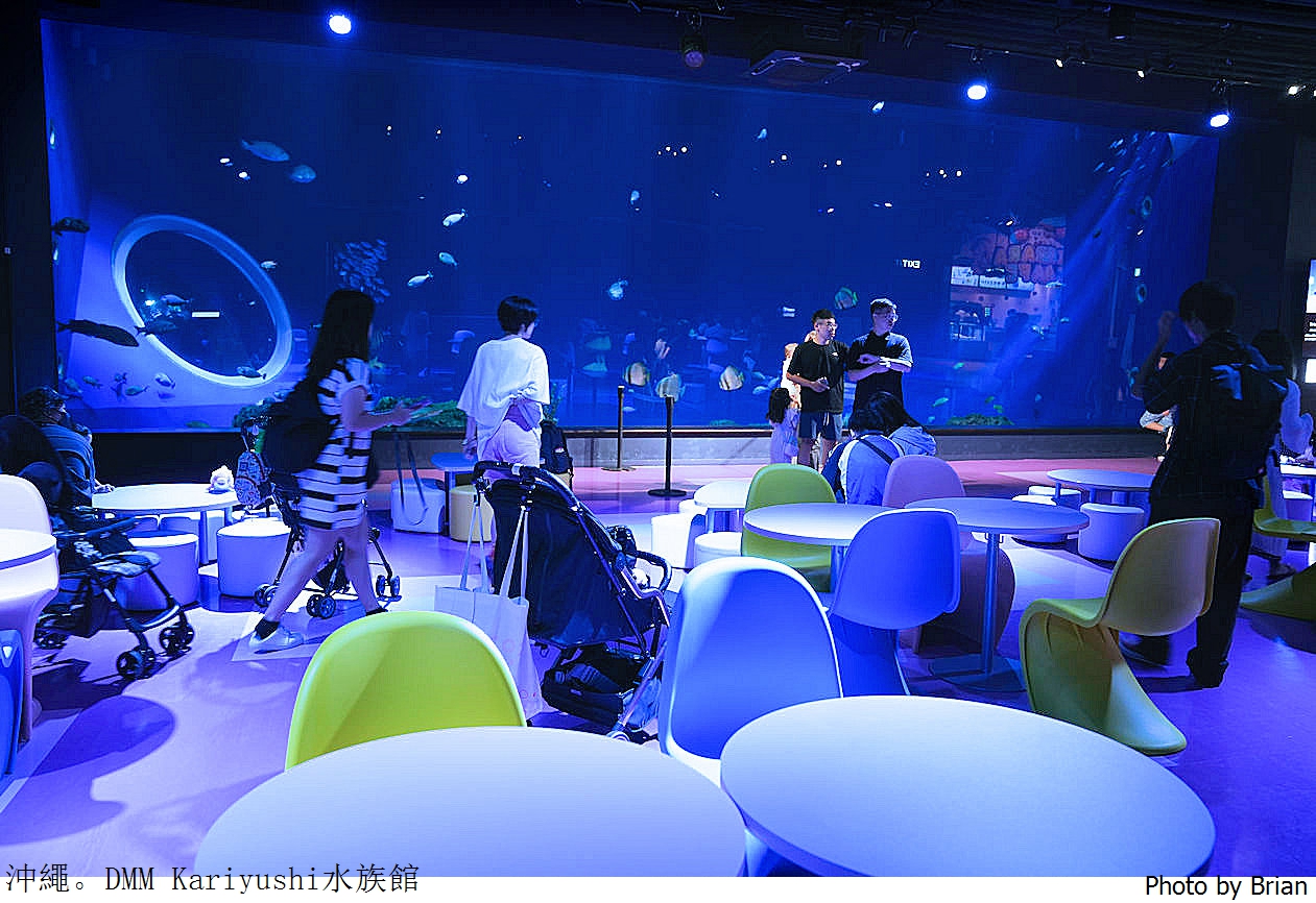日本沖繩 DMM Kariyushi水族館。那霸南部機場附近都會型水族館