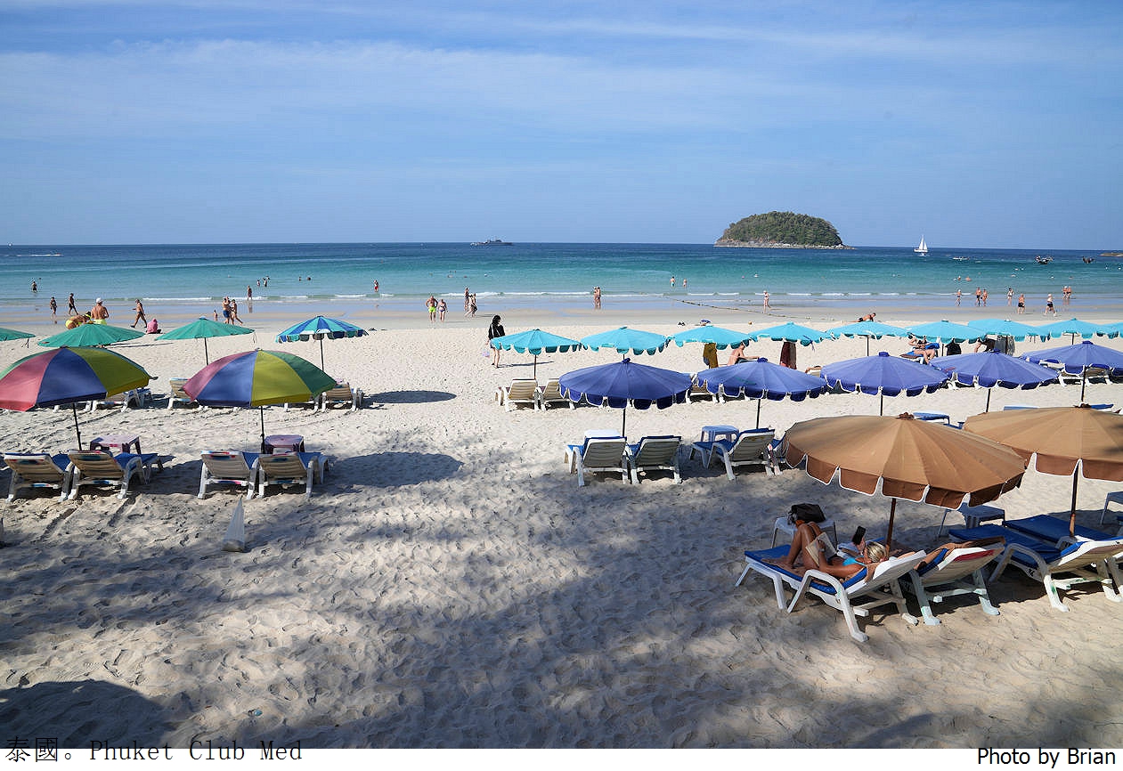 泰國普吉島 Club Med。飯店外海灘商店街分享