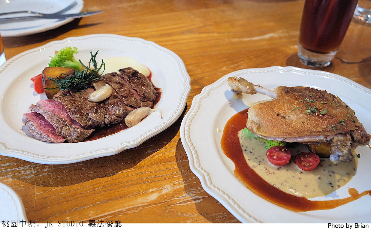 桃園華泰名品城美食 JK Studio 義法餐廳。高質感好吃義法料理
