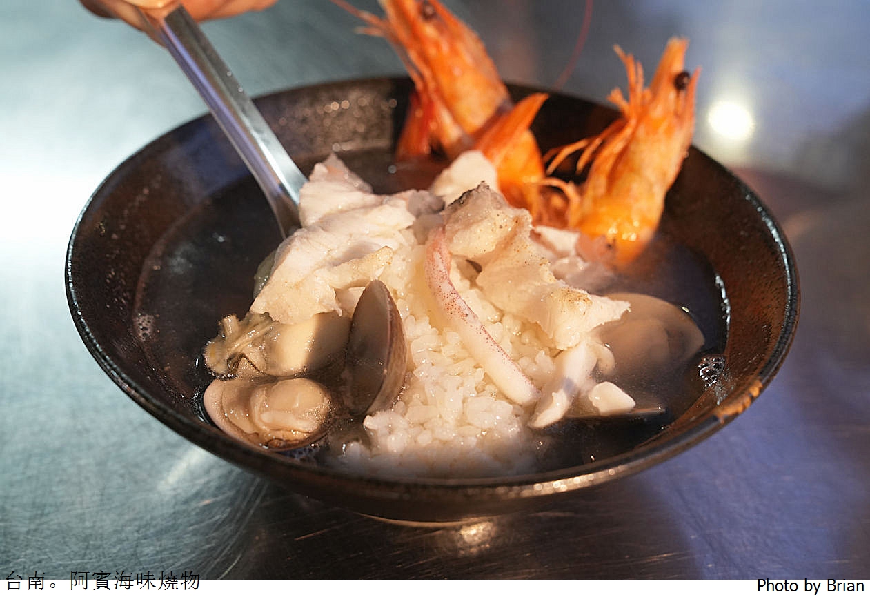 台南水仙宮市場阿賓海味燒物。神農街對面一周只開三天海鮮料理 台南水仙宮市場阿賓海味燒物。神農街對面一周只開三天海鮮料理