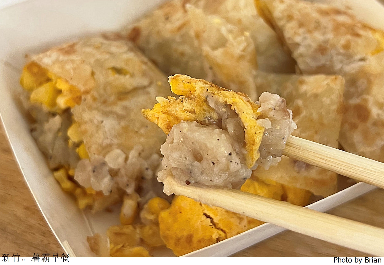 新竹超人氣早餐薯霸早餐。人氣薯泥蛋餅系列假日等候時間一小時