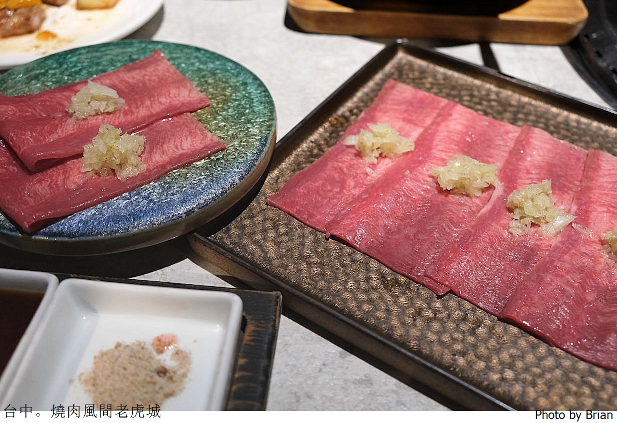 台中美食燒肉風間老虎城店。多樣燒肉品項優雅環境很享受