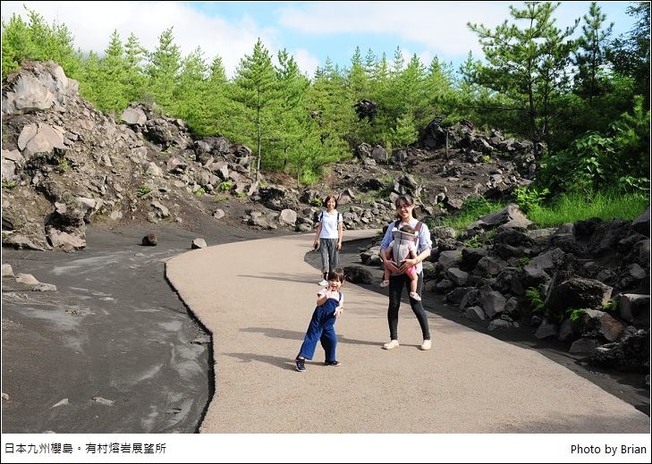 日本南九州櫻島有村溶岩展望所、湯之平展望所。見證櫻島火山的歷史地質 @布萊恩:觀景窗看世界。美麗無限